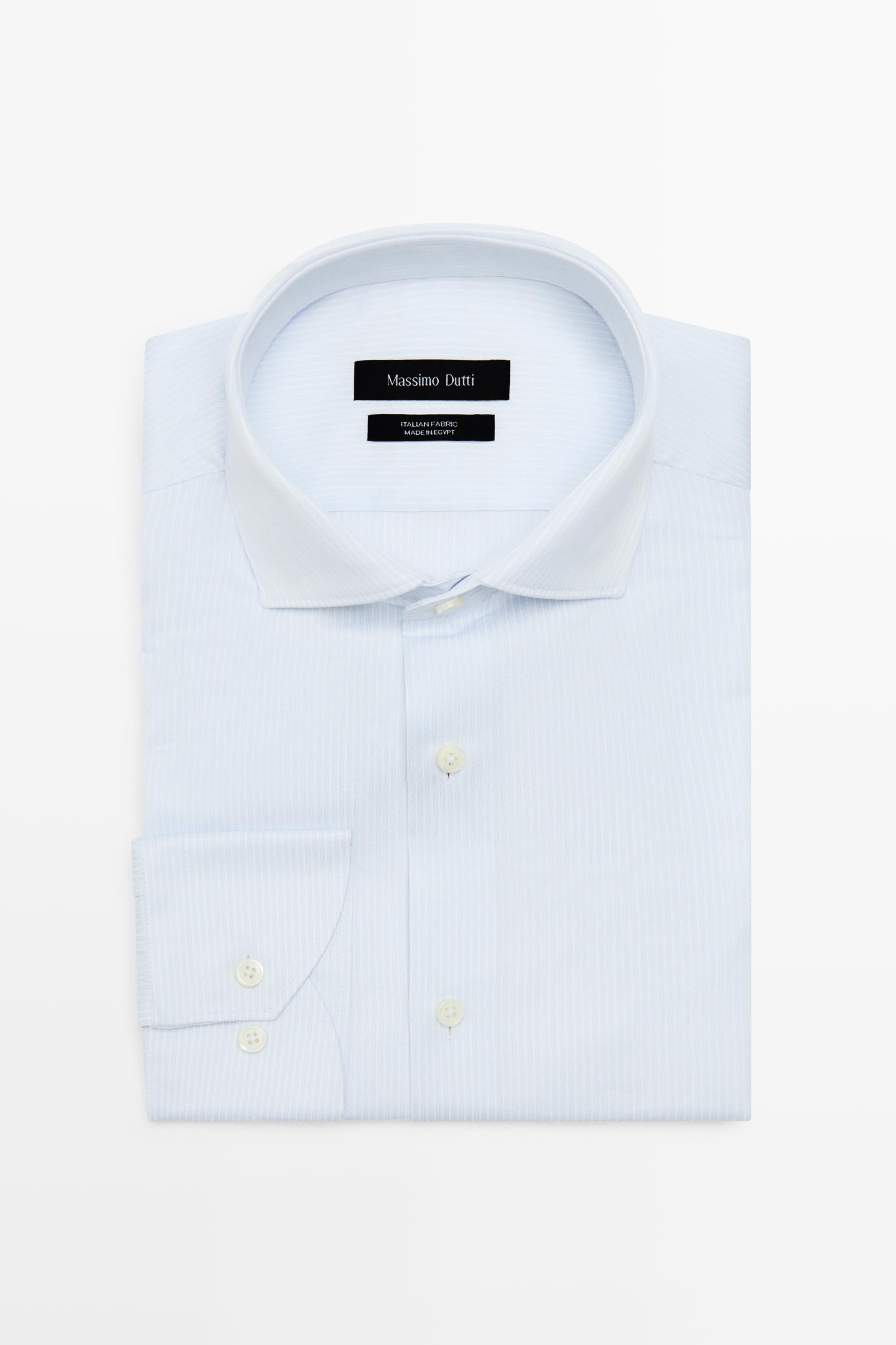 Slim fit 100% cotton shirt